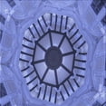 thumbnail image 1 of Ahgly Company Machine Washable Indoor Square Transitional Sky Blue Area Rugs, 4' Square, 1 of 7