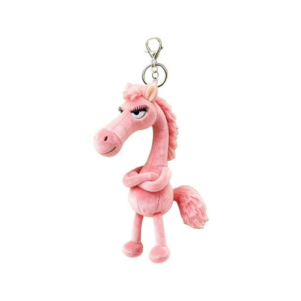 Llavero de caballo elegido del año 2026, minifigura de caballo, poni de algodón