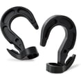 thumbnail image 1 of 40PCs Plastic Shock Cord Hooks, Elastic Plastic Shock Cord Bungee Rope, Black, 1 of 5