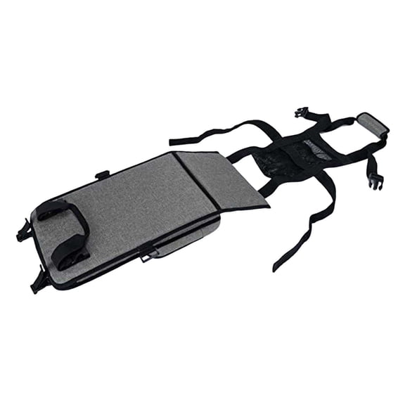 Gaming Carrying Strap with Handle Multiple Pockets Adjustable Gray Well