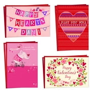 Hallmark Valentines Day Cards Assortment, Happy Hearts (8 Valentine Cards with Envelopes)