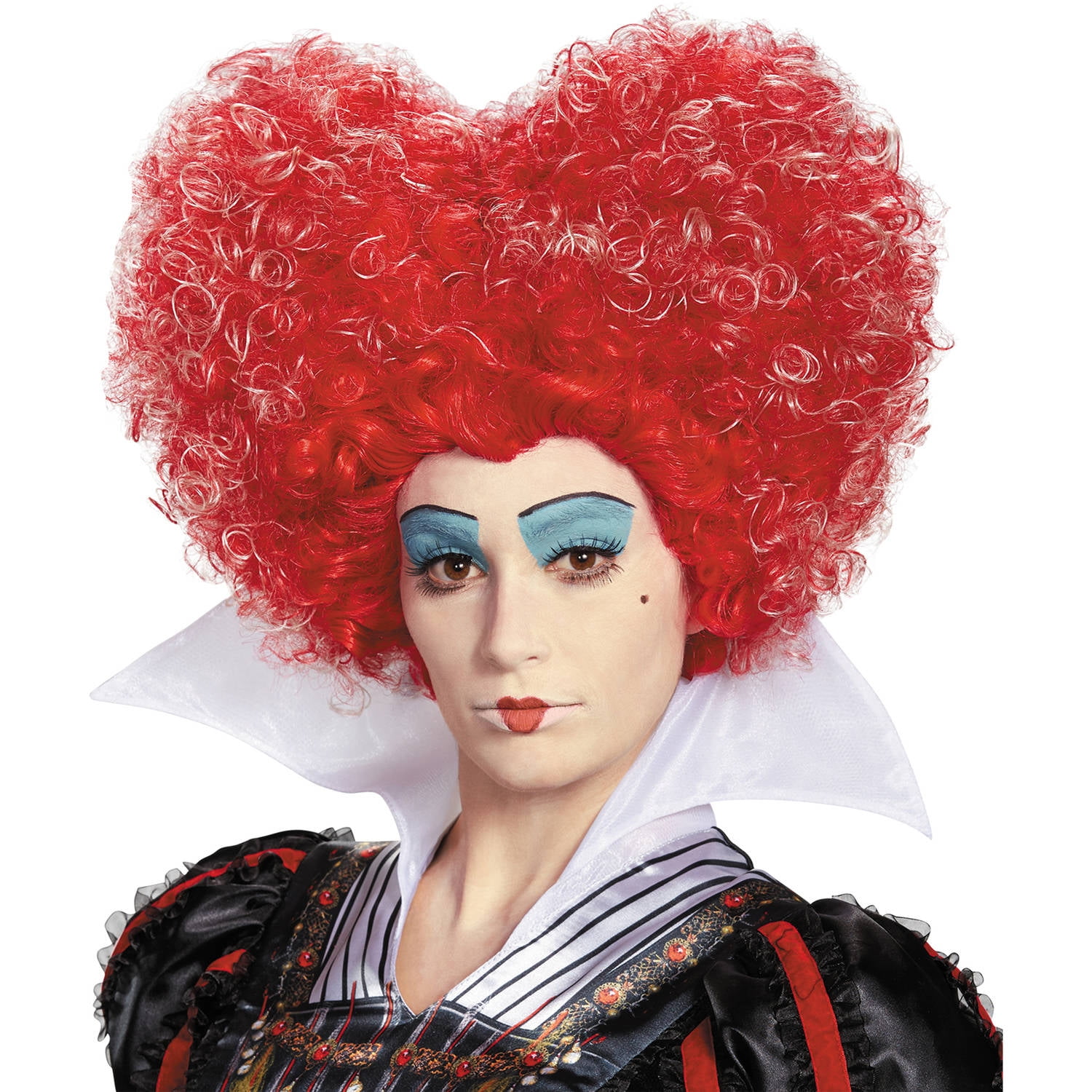 Red Queen Wig Adult Halloween Costume Accessory - Walmart.com