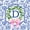 Blue White D, variant on Catabedysis Green Leaf Wreath 7-Piece Twin Bedding,Watercolor Bow Alphabet G Design Bedding Comforter Set,Navy Blue Reversible For Girls