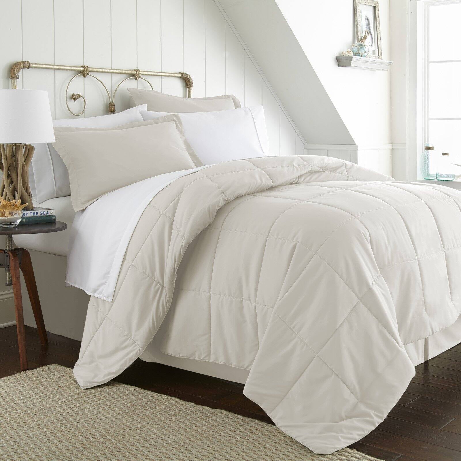 Solid Comforter Bed in a Bag by Noble Linens