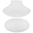 thumbnail image 3 of OUNONA 2 Pcs LED Paper Lantern Party Decorations Child 40X40X22CM White, 3 of 8