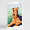 thumbnail image 1 of Airedale Terrier Greeting Cards & Envelopes - Pack of 8, 1 of 1