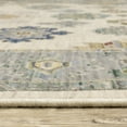 thumbnail image 3 of Oriental Weavers Lucca Wool Blend Area Rug - 846H1 - 6'7" x 9'6" - in Ivory/ Blue - Vintage Inspired, Wool Blend, Dining, Living Room Rug, 3 of 3