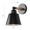 thumbnail image 5 of Black Vintage Wall Sconces Rustic Wall Light fixtures Aisle Lights Corridor Lamp Bedside Reading Light for Bedroom Living Room Mirror Hallway Kitchen (1-Light), 5 of 11