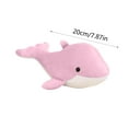 thumbnail image 3 of Glow in Dark Dolphin Plush Toy, 7.8In Soft Stuffed Marine Animal, Realistic Simulation Cuddly Doll, Polyester Washable Decorative Companion, Birthday Gift for Kids Boys Girls, 3 of 6