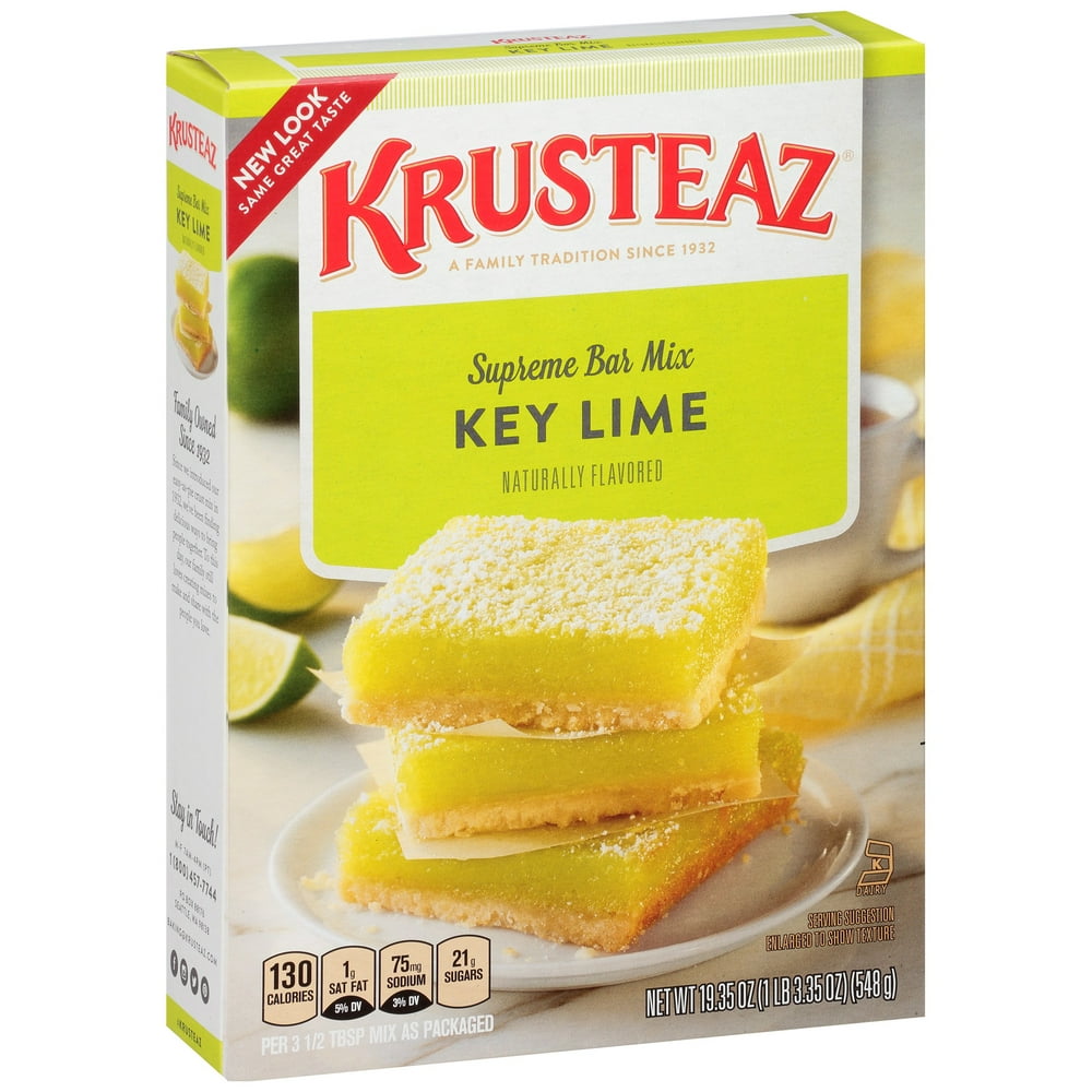 KrusteazÂ® Key Lime Bars Supreme Mix 19.35 oz. Box