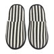 thumbnail image 1 of Fotbe Black And White Thick Stripes Pantuflas Peludas para Mujer con Estampado, Zapatillas de Peluche, Zapatos de Invierno para Casa, Uso Interior y Exterior-Medium, 1 of 8