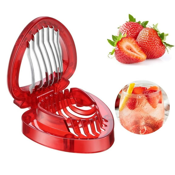 Stainless Steel Blade Craft Fruit Tools Factory kiss Strawberry Section Slicer Kitchen Cutter Gadgets Kitchen Tool Mini Slicer Cut