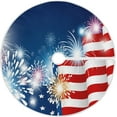 thumbnail image 1 of FMSHPON 4th of July Patriotic USA 4th July Independence Day American Flag Xmas Christmas Tree Skirt Stand Mat for Holiday Party Decoration Indoor Outdoor 36 inches, 1 of 6
