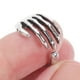 thumbnail image 4 of Anillo de mano con calavera, anillo gótico, anillo de apertura ajustable, anillo de estilo moderno, joyería, 4 of 5