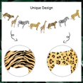 thumbnail image 6 of Jungle Welcome Baby Banner Gold Glitter Animal Print Cheetah Garland Safari Theme Baby Shower Gender Reveal Party Supplies, 6 of 6