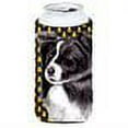 thumbnail image 2 of Border Collie Candy Corn Halloween Portrait Tall Boy Hugger, 2 of 2