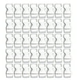 thumbnail image 1 of Mistaha 40 Pieces White Rubber DIY Plastic Buckles for Crafting and Accessories, 1 of 6