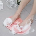 thumbnail image 4 of Kripyery Foot Wash Brush Soft Safe Nons-slip Relieve Fatigue Comfortable Suction Cup Bath Pad Foot Wash Massage Pad for Rub Back, 4 of 8