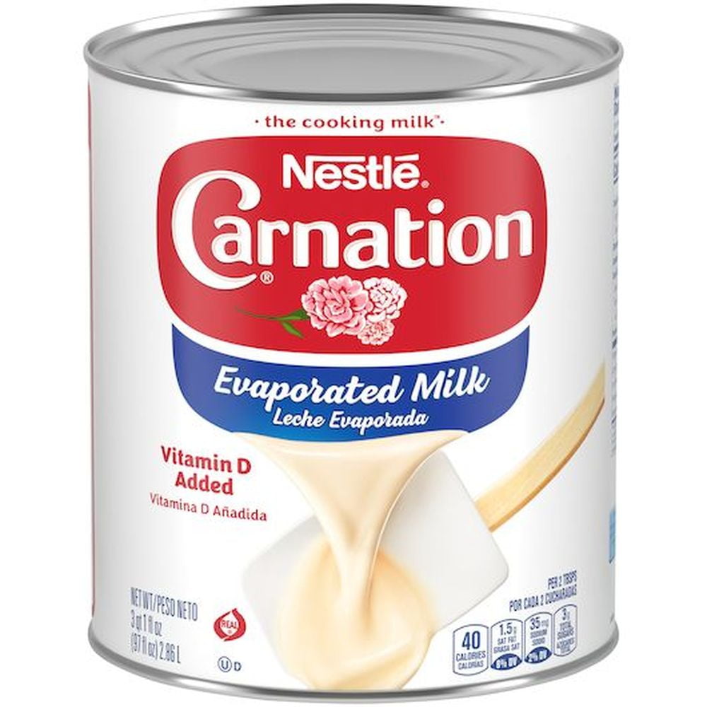 Carnation Nestle Vitamin D Added Evaporated Milk, 97 Ounce Can 6 per Case.
