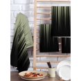 thumbnail image 2 of Sage Green Black Ombre Kitchen Dish Towels for Drying Dishes Set of 2, Modern Abstract Striped Gradient Waffle Weave Microfiber Hand Tea Bathroom Towels Quick Dry & Absorbent Towel 15.7x23.6, 2 of 7