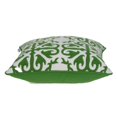 thumbnail image 7 of Parkland Collection Ceti Green and White Decorative Throw Pillow, 20 x 20 Cotton Square Pillow, 7 of 7