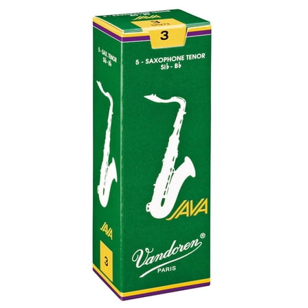 Vandoren Single Java Tenor Saxophone Reed, 3.5 Strength