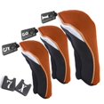 thumbnail image 3 of Paquete de 3 para cabeza de Golf, protectoras para madera de conductor, juego de para cabeza de palo de Golf universales para regalo de Navidad de golfista Unisex Soledad madera de palo de golf cabeza cubierta, 3 of 10