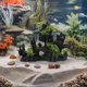 thumbnail image 4 of KAKOWELY Para Acuario De Resina Con Rocas Artificiales Y Vista De Multicolor, 4 of 6