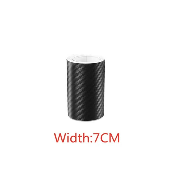 Cinta adhesiva de fibra de carbono para coche, pegatina de pared artesanal, antiarañazos, protección de parachoques de puerta, pasta de cinta, envoltura de película de vinilo impermeable