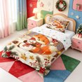 thumbnail image 2 of Manfei Western Xmas Festive Twin Comforter Sets,Elegant Christmas Animals Bedding Set,Xmas Reversible,2-Piece,1 Comforter and 1 Pillowcase, 2 of 7