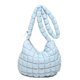 thumbnail image 3 of Bolso de hombro para mujer, de gran venta, versátil, sólido, plisado, de moda, nueva tendencia 2024, bolso cruzado con cremallera y hilo de coser suave, 3 of 5
