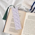 thumbnail image 4 of Kdxio Lavender Flowers Print Metal Tassel Bookmarks,Perfect Gift for Art Lovers and Bookworms Metal Bookmarks for Women, 4 of 8