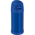 thumbnail image 4 of Bouteille isolée à pression de 12 Oz avec paille Funtainer de Thermos, Bleue, 4 of 4