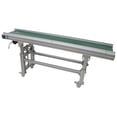 thumbnail image 2 of INTBUYING PVC Flat Conveyor Belt Systems for Industrial Transport with Double Guardrail 70.9"* 11.8" Green, 2 of 17