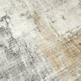 thumbnail image 2 of ReaLife Rugs Machine Washable Area Rug Runner - Living Room Bedroom Bathroom Kitchen Entryway Office - Padded Low Pile Stain Resistant Premium - Modern Abstract Contemporary - Quinn - Beige 2'6" x 6', 2 of 10