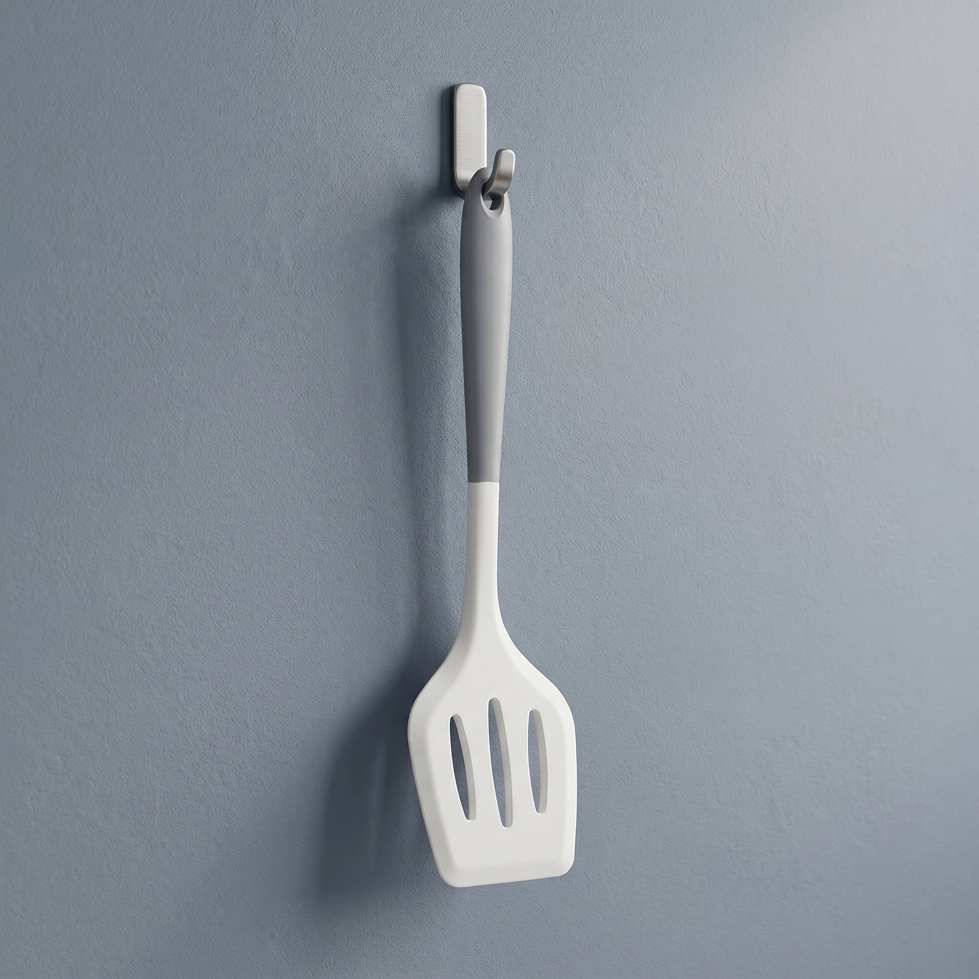 Unique Bargains Kitchen Utensils Heat-Resistant Safe Spatula for Frying Gray 12x3.1 inch