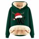 thumbnail image 1 of WILLBEST Sudadera Navideña para Mujer, con Estampado de Letras Navideñas, de Lana Gruesa, Cálida para El Invierno XXXXX-Grande, 1 of 4