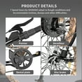 thumbnail image 6 of Aostirmotor 26inch 500W Fat Tire Ebike with Removable 48V 15Ah Lithium Battery, 6 of 12