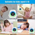 thumbnail image 5 of Kids Alarm Clock, Wake Up Light 5 Colors 5 Sounds Night Light Table Lamp Bedside Lamp Digital Alarm Clock, 5 of 5
