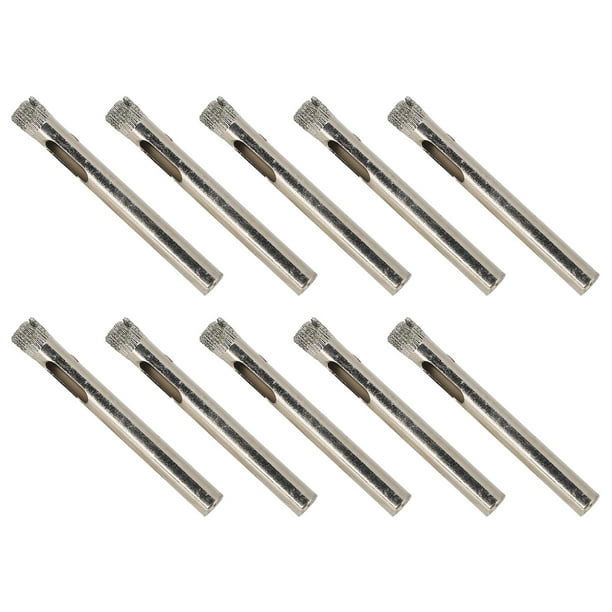 Broca perforadora, 10 piezas de 6 mm, perforadora de acero de alta velocidad, sierra perforadora, funcionalidad versátil Jadeshay A