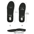 thumbnail image 3 of LELINTA Men's Women Anti Fatigue Shoe Insoles, Replacment Orthotic Inserts for Work Boots Shoes, Gel Arch Support Insoles, Cushioning Comfort Shoe Pads,2Pair, 3 of 6