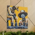 thumbnail image 6 of Cowboy at Sunset Fence - Canvas, 6 of 10