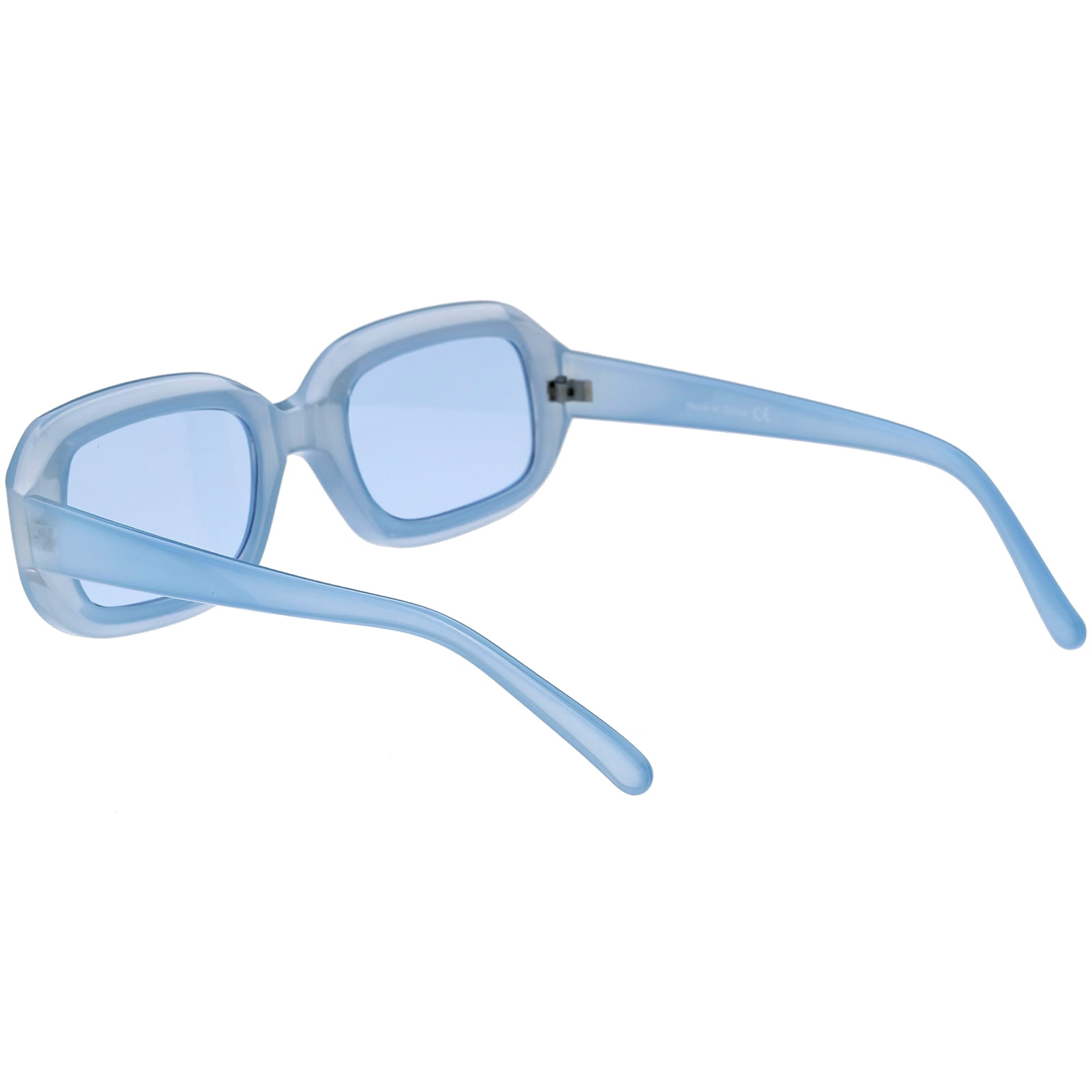 Baby Blue Chunky Square Sunglasses Trendy Oversized Square Sunglasses | Anne Klein main image 2