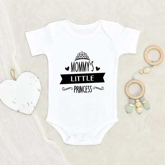 Newbabywishes - Mommy's Little Princess Baby Clothes for Girls - Cute Newborn Baby Clothing