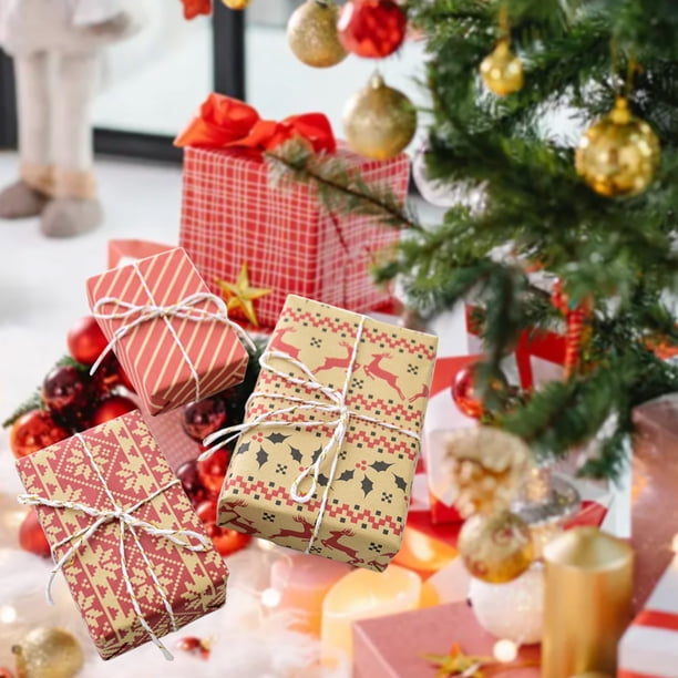 pstuiky Árbol de Navidad de nieve con purpurina champán árbol de Navidad de cerámica adornos para árbol de Navidad regalos de Navidad