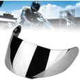 thumbnail image 3 of Motorcycle Helmet Visor Lens Replacement, Silver Anti-Scratch Wind Shield Full Face Screen Compatible with AGV K1 K3 SV K5, 3 of 4