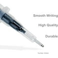 thumbnail image 3 of shiyou-12PCS Black Gel Ink Pens Erasable Refills, 0.5mm Black Ink Pen Refills for Writing Note with Box Gel Pens, 3 of 4