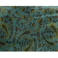 thumbnail image 4 of oneOone Georgette Viscose Fabric Leaves|Floral & Paisley Block Print Fabric BTY 42 Inch Wide, 4 of 4