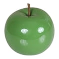 thumbnail image 3 of Figura decorativa sencilla y coleccionable con forma de manzana para mesa o escritorio. Verde pequeño, 3 of 9