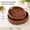 Honey Brown, variant on 11.8" Hand-Woven Round Rattan Serving Tray with Handles, Decorative Wicker Tray for Coffee Table, Natural-M
